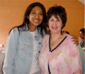 Sunita Singad with Jayn Lee Miller